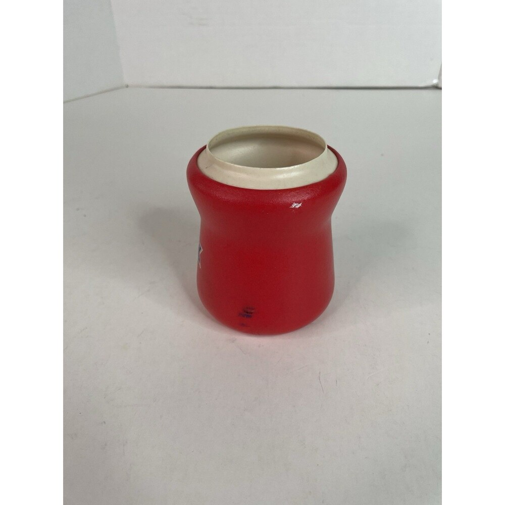 Vintage Super Bowl 26 (XXVI) Koozie, Red, Minneapolis Metrodome 1992 - Picture 4 of 9